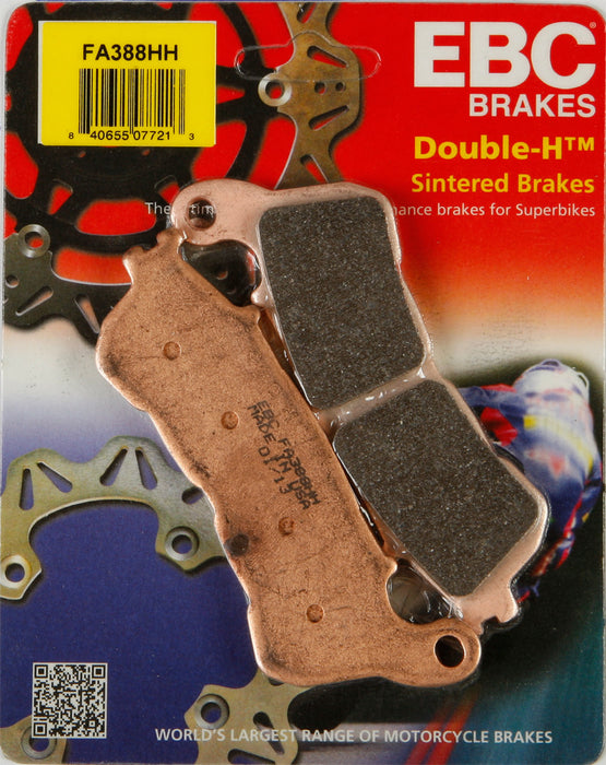 EBC Brakes Double H Sintered Metal Brake Pads Compatible for Honda CBR250R ABS 2013