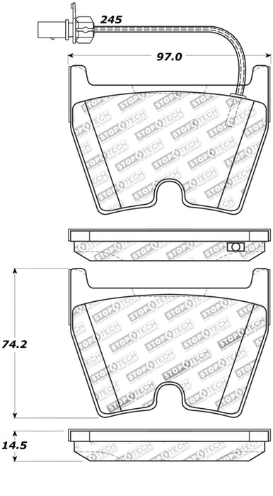 StopTech Street Touring Brake Pads 308.1029