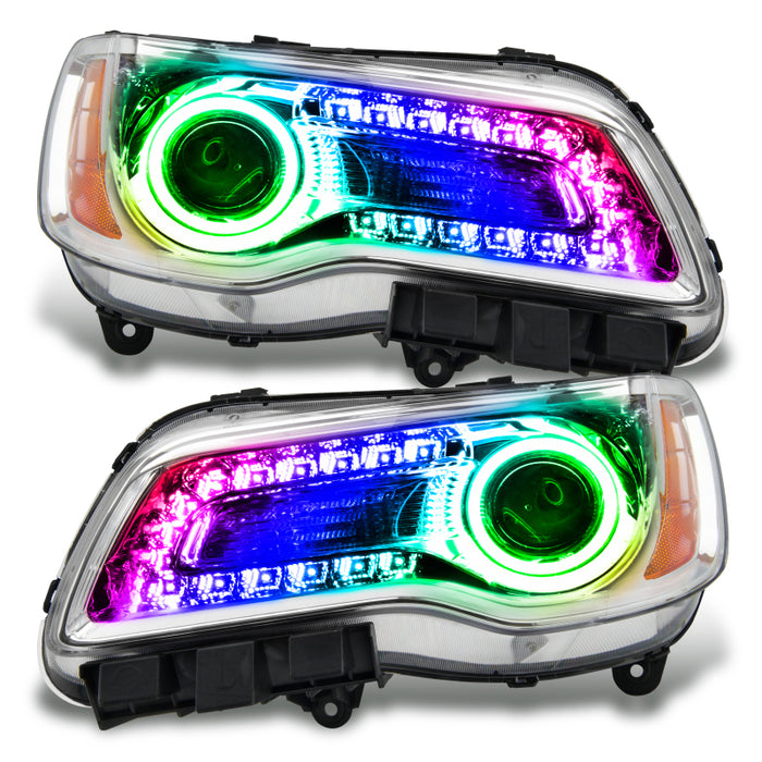 Oracle 11-14 Chrysler 300C SMD HL Chrome NON HID ColorSHIFT DRL ColorSHIFT SEE WARRANTY 7730-330