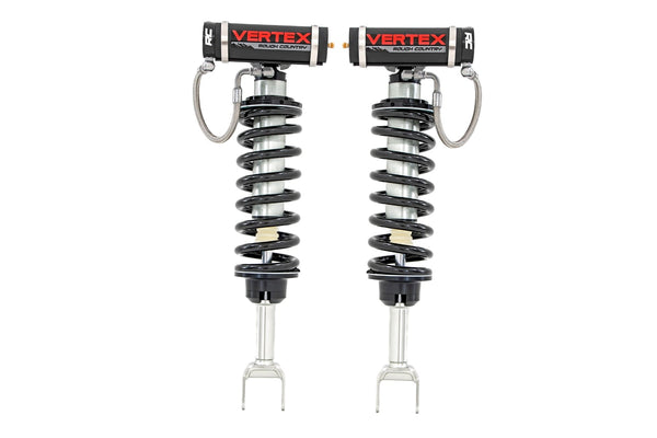Rough Country Vertex 2.5 Adjustable Coilovers Front 6" Fits RAM 1500 4WD (19-23) 689021