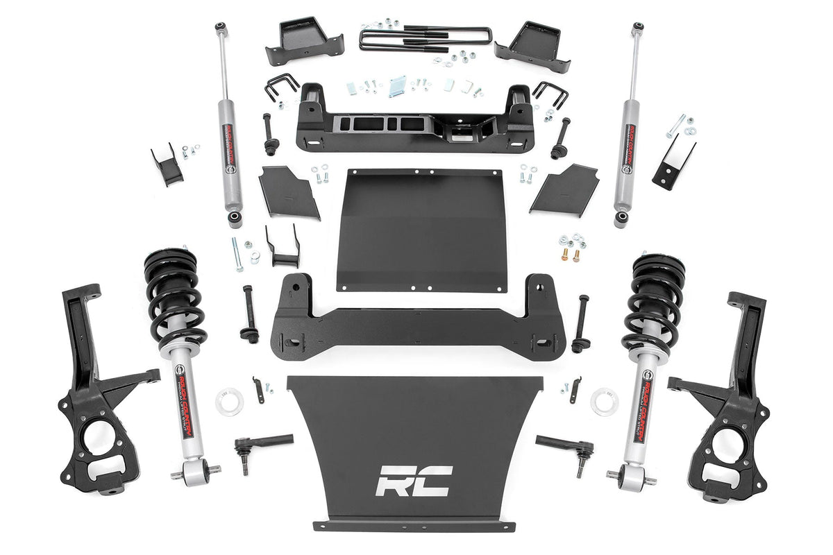 Rough Country 6 Inch Lift Kit N3 Struts Fits Chevy Silverado 1500 2WD/4WD (19-23) 21732