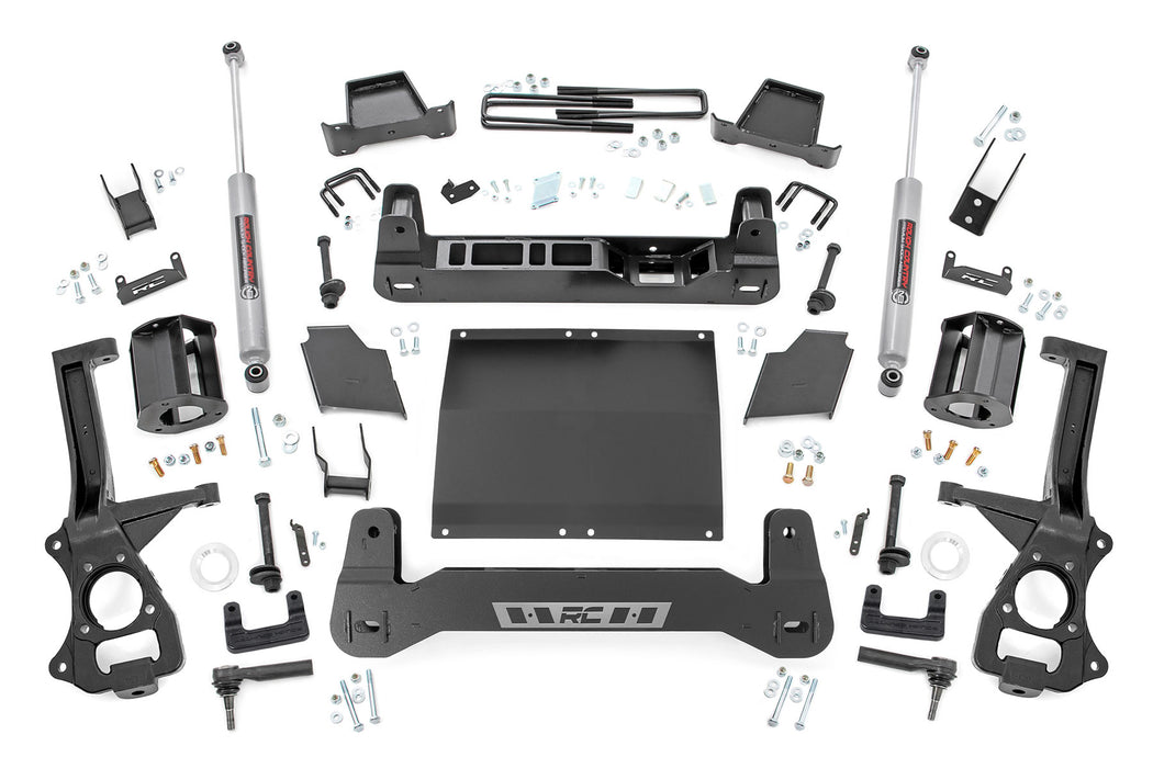 Rough Country 6 Inch Lift Kit Diesel Chevy Silverado 1500 2Wd/4Wd (2019-2023) 21731D