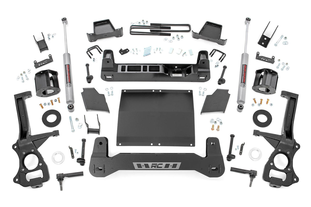 Rough Country 6 Inch Lift Kit Diesel Fits GMC Sierra 1500 2WD/4WD (2019-2023) 22931D
