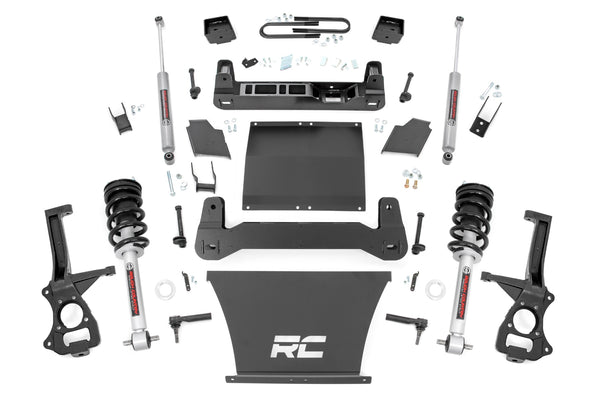 Rough Country 6 Inch Lift KitMono Leaf Rear N3 Struts Fits GMC Sierra 1500 (19-23) 26632