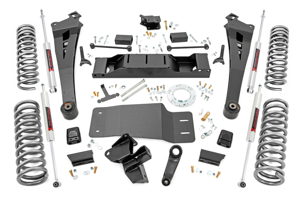 Rough Country 5 Inch Lift Kit Dual Rate Coils M1 Fits RAM 2500 4WD (2019-2023) 38340