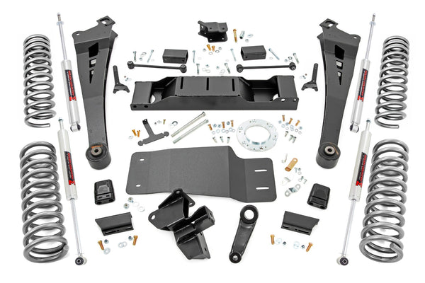 Rough Country 5 Inch Lift Kit Dual Rate Coils M1 Fits RAM 2500 4WD (2019-2023) 38340
