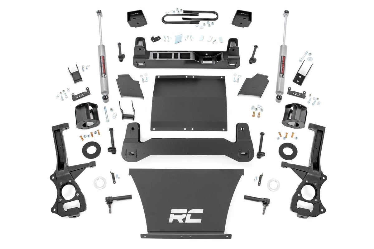 Rough Country 6 Inch Lift Kit Mono Leaf Rear N3 Fits GMC Sierra 1500 (19-23) 26631