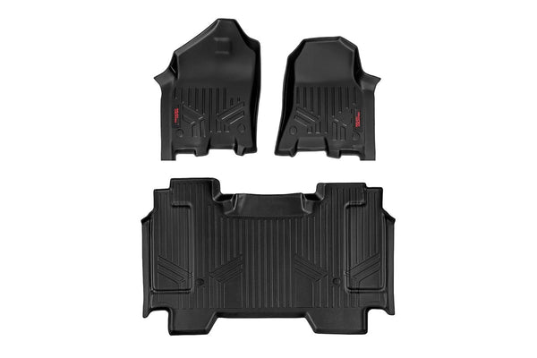 Rough Country Floor Mats Front And Rear Fits RAM 1500 (19-23)/1500 Trx (21-23) M-31412