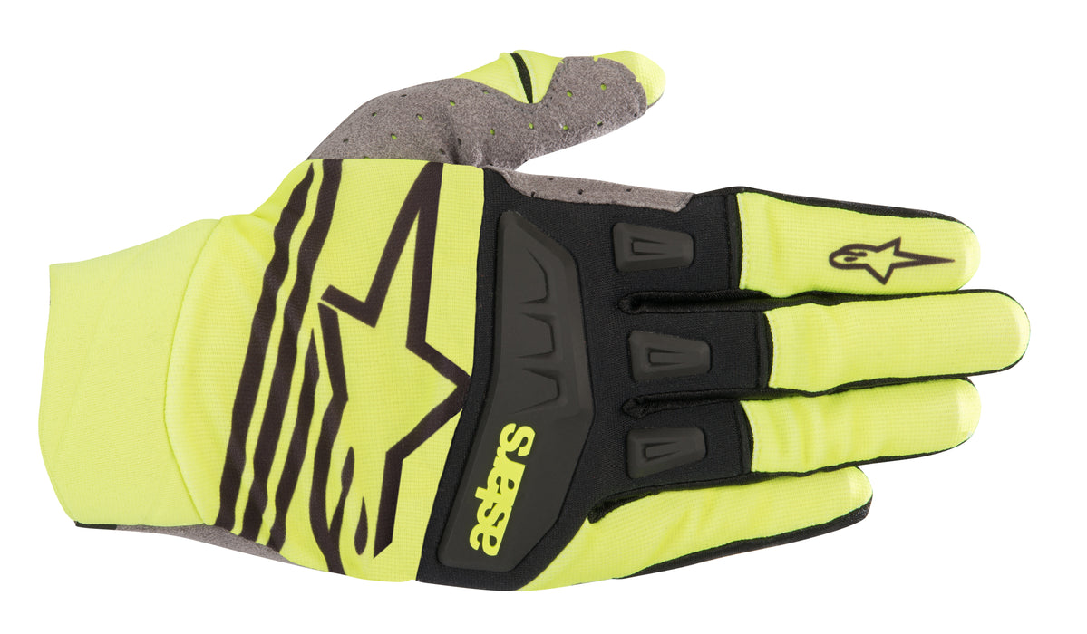 Alpinestars 3561019-551-XXL Techstar Gloves - Yellow/Black (2X)