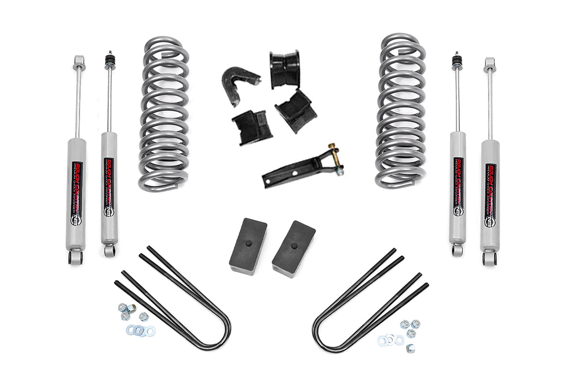 Rough Country 4 Inch Lift Kit Rear Blocks Fits Ford F-100 4WD (1970-1976) 445-70-76.20