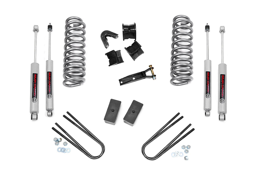 Rough Country 4 Inch Lift Kit Rear Blocks Ford F-100 4Wd (1970-1976) 445-70-76.20