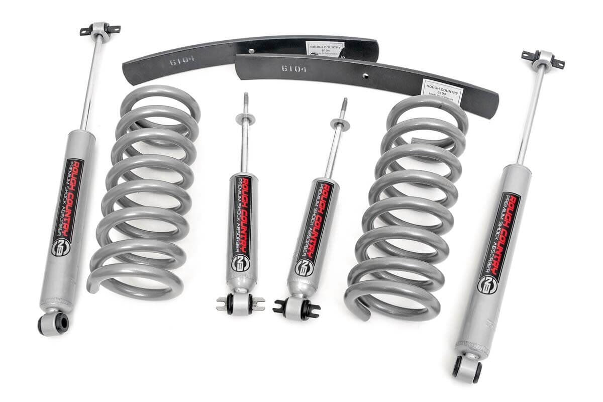 Rough Country 2 Inch Lift Kit Fits Chevy/GMC S10 Blazer/S10 Truck/S15 Jimmy/Sonoma 2WD 225N2