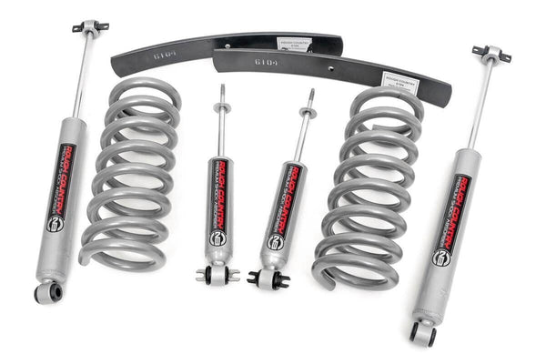 Rough Country 2 Inch Lift Kit Fits Chevy/GMC S10 Blazer/S10 Truck/S15 Jimmy/Sonoma 2WD 225N2