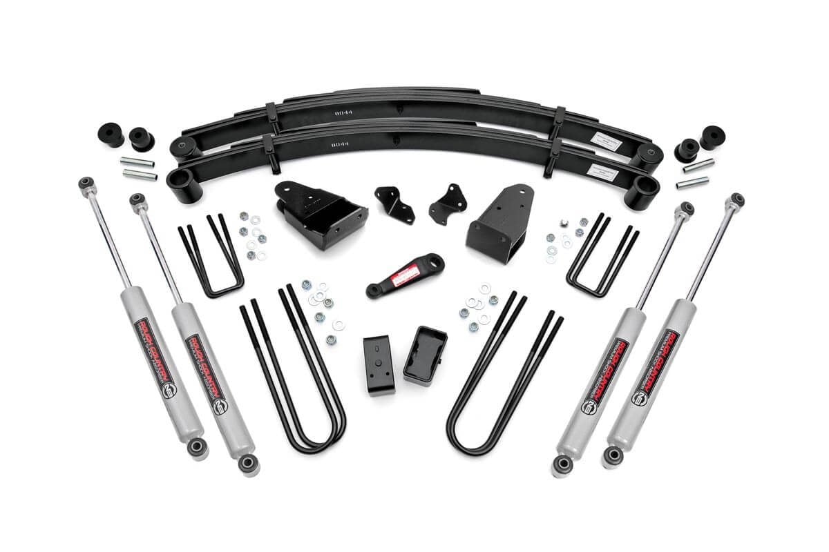 Rough Country 4 Inch Lift Kit Fits Ford F-250 4WD (1980-1986) 4908030