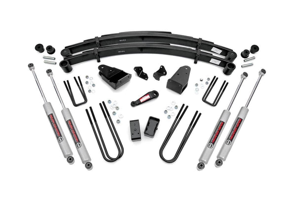 Rough Country 4 Inch Lift Kit Fits Ford F-250 4WD (1980-1986) 4908030