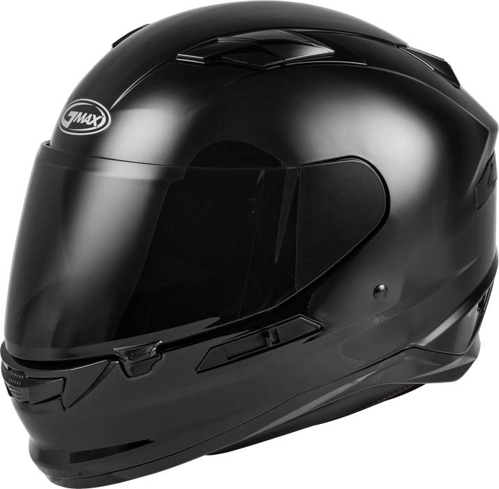 Gmax Ff98 Solid Full Face Mens Motorcycle Helmets Black 3X-Large G1980029