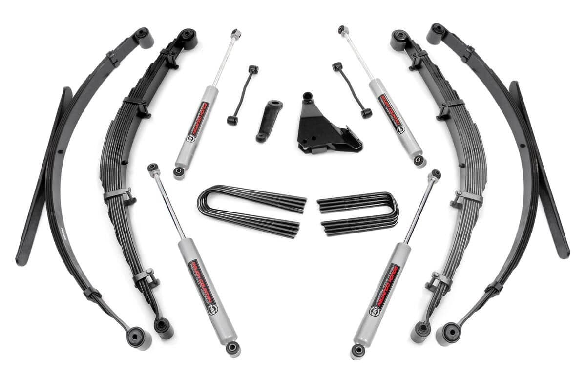 Rough Country 6 Inch Lift Kit Rear Springs Fits Ford F-250/F-350 Super Duty (1999) 49230