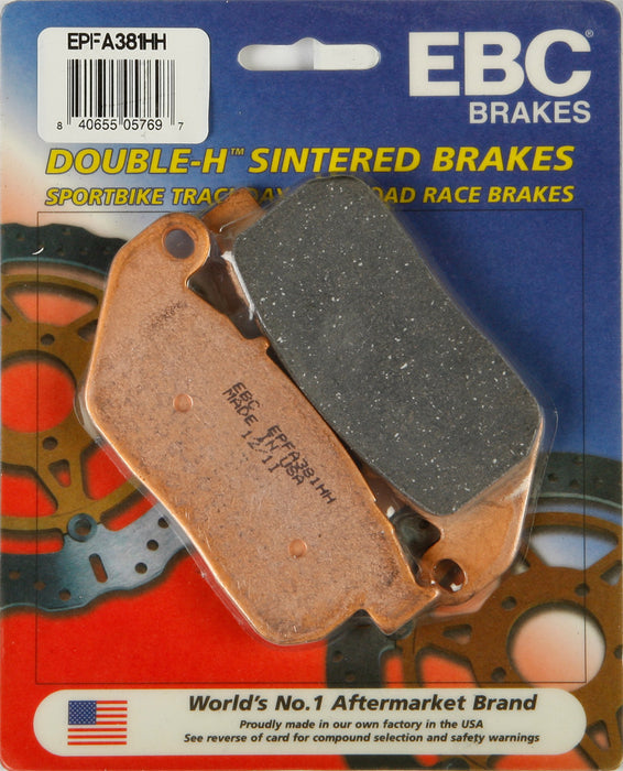 EBC Brakes EPFA381HH EPFA Double H Sintered Disc Brake Pad