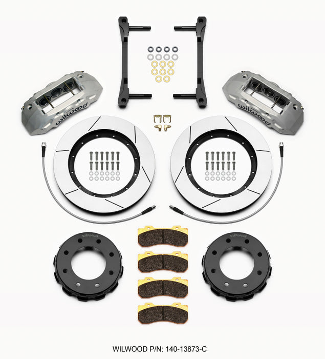 Wilwood TX6R Front Kit 15.00in Clear Ano 2011-2015 GM Truck/SUV 2500 140-13873-C