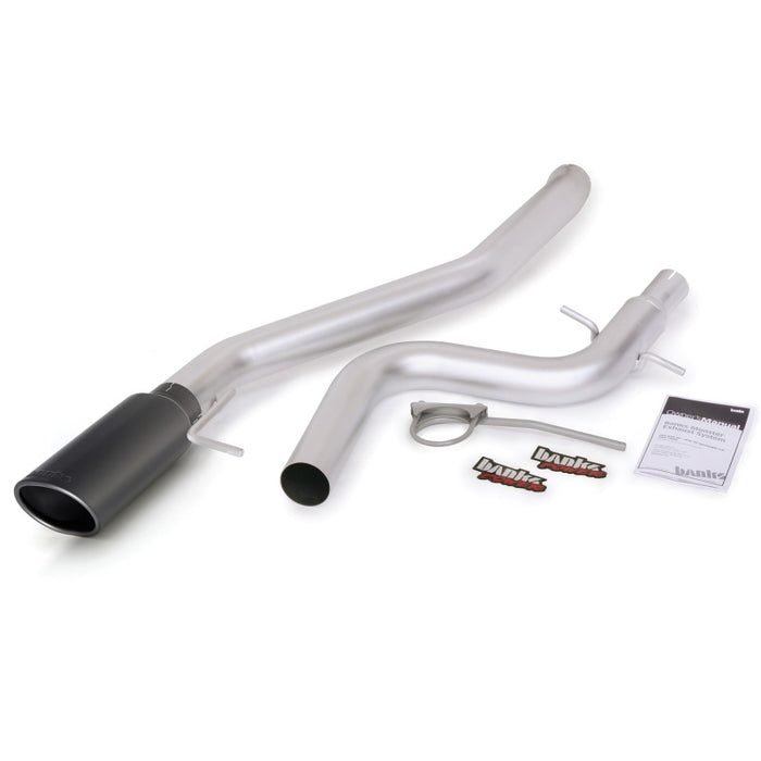 Banks Power 09-10 VW Jetta 2.0L TDI Monster Exhaust System SS Single Exhaust w/ Black Tip 46180-B