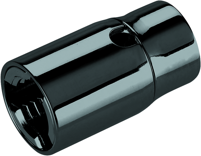 Kuryakyn Motorcycle Lighting Accessory: Handlebar Control Adapter For Kellermann Bullet 1000 Turn Signal Light, Satin Black, Pack Of 1 2561