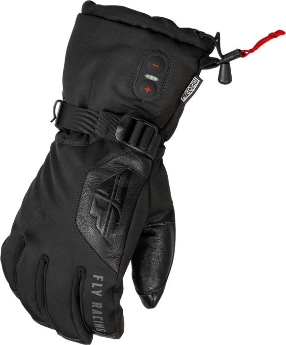 Fly Racing 2022 Ignitor Heated Snow Gloves (Black, 4X-Large)