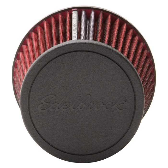 Edelbrock Air Filter Pro-Flo Series Conical 6 5In Tall Red/Black 43651