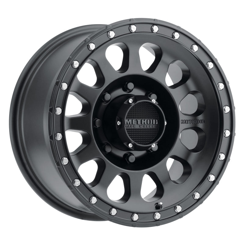 Method MR315 17x8.5 +25mm Offset 8x6.5 130.81mm CB Matte Black Wheel MR31578580525