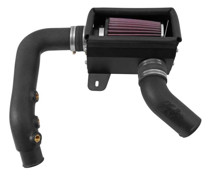 K&N 63-1700 Aircharger Intake Kit for FIAT 500 ABARTH L4-1.4L F/I TURBO, 2013-2014