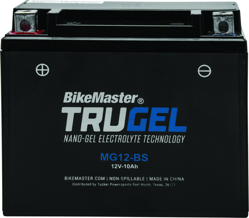 BikeMaster TruGel Battery MG12-BS