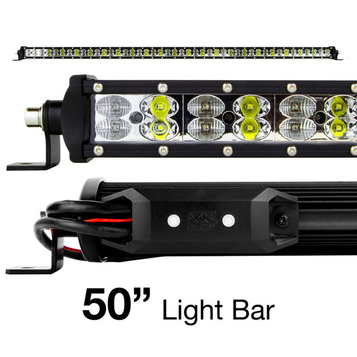 Xk Glow Xkglow Xk-Bar-50 Offroad Light Bar, Black, 50" XK-BAR-50