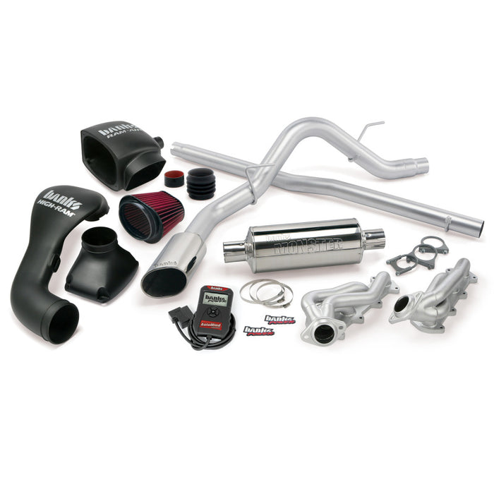 Banks Power 04-08 Ford 5.4L F-150 SCLB/ECMB PowerPack System SS Single Exhaust w/ Chrome Tip 48533