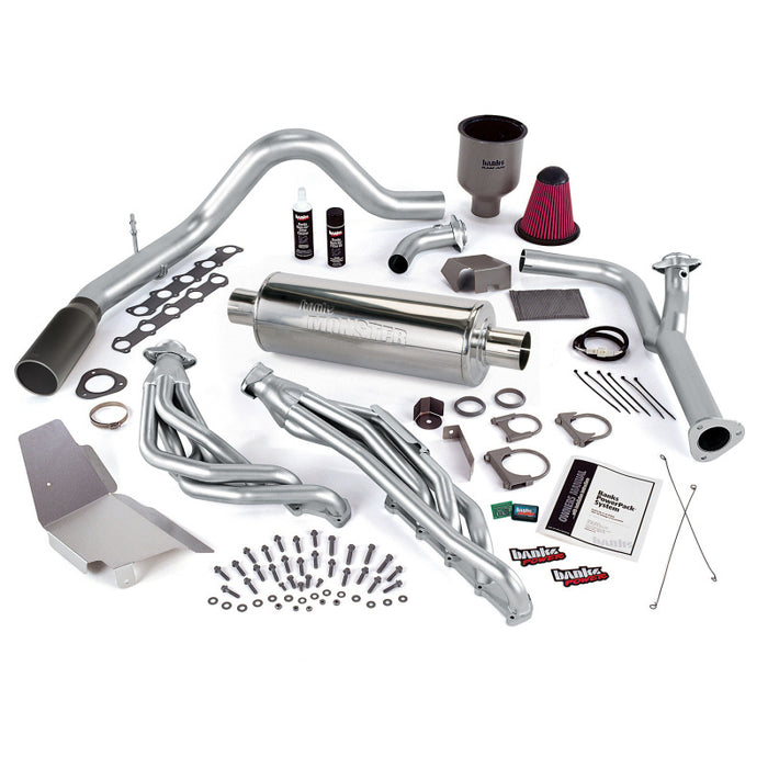 Banks Power 99-04 Ford 6.8L Truck EGR-Late Cat PowerPack System SS Single Exhaust w/ Black Tip 49132-B