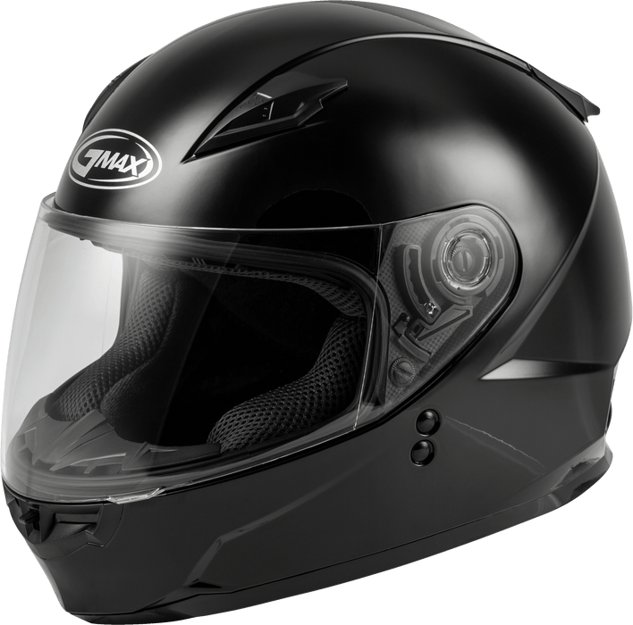 GMAX GM-49Y Youth Full-Face Street Motorcycle Helmet - Black/Large