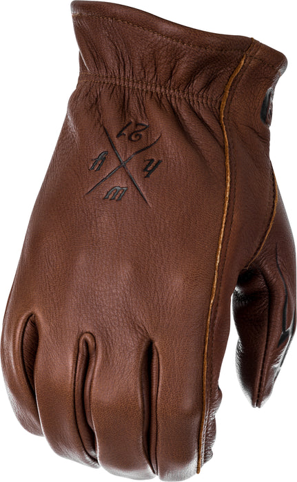 Highway 21 Men's Motorcycle Louie Gloves (Brown, 4X-Large)