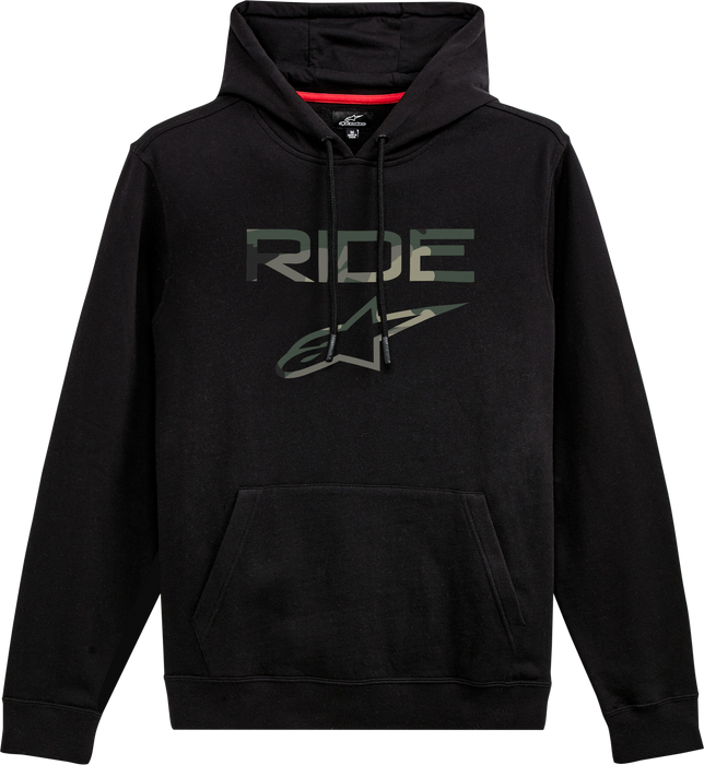 Alpinestars Ride 2.0 Camo Mens Pullover Hoodie - Black Small