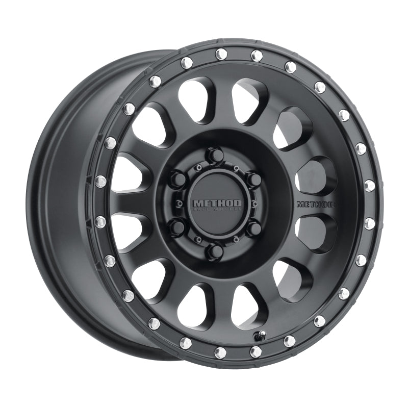 Method MR315 18x9 +18mm Offset 6x5.5 106.25mm CB Matte Black Wheel MR31589060518