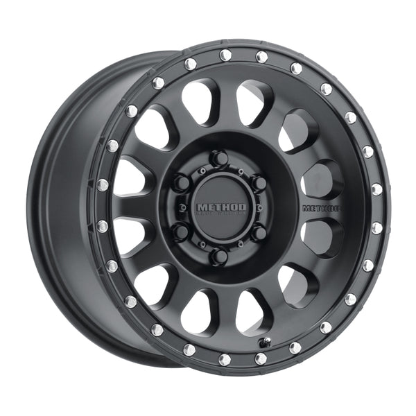 Method MR315 17x8.5 0mm Offset 6x120 67mm CB Matte Black Wheel MR31578562500