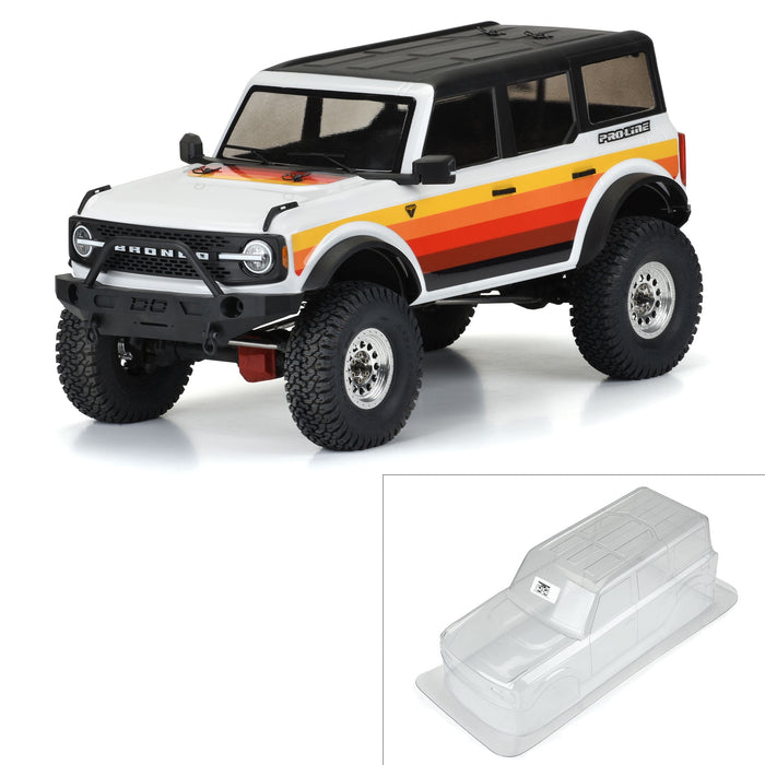 Pro-Line Racing 1/10 2021 Ford Bronco Clr Body Set 12.3 Crawlers PRO357000 Car/Truck  Bodies wings & Decals