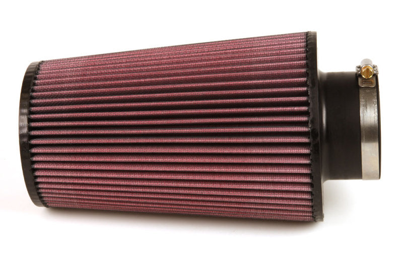 K&N Universal Clamp-On Engine Air Filter: Washable and Reusable: Round Tapered; 3 in (76 mm) Flange ID; 9 in (229 mm) Height; 6 in (152 mm) Base; 4.625 in (117 mm) Top , RE-0810