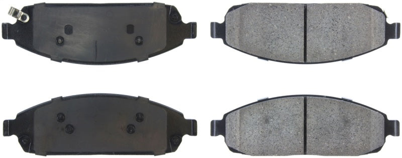 StopTech Sport Brake Pads w/Shims and Hardware Rear 309.108