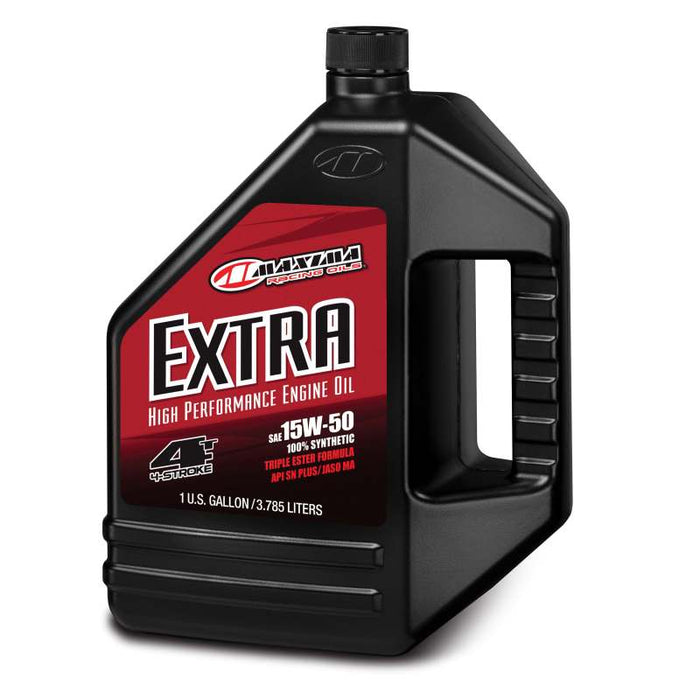 Maxima ( Extra4 15W-50 Synthetic 4T Motorcycle Engine Oil 1 Gallon 329128