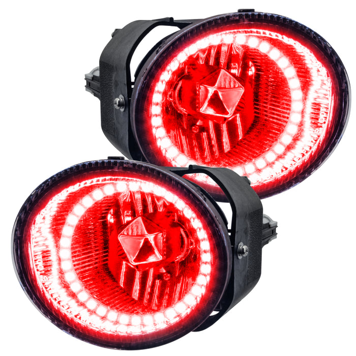 Oracle Lighting 01-02 Compatible with Nissan Frontier Pre-Assembled LED Halo Fog Lights -Red SEE WARRANTY 8904-003