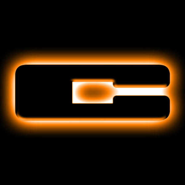 ORACLE Lighting Universal Illuminated LED Letter Badges Matte Blk Surface Finish C SEE WARRANTY 3141-C-005