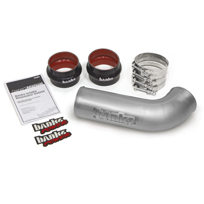 Banks Power 17-19 GM 2500/3500 6.6L L5P Intake Resonator Delete System Natural Finish 48001