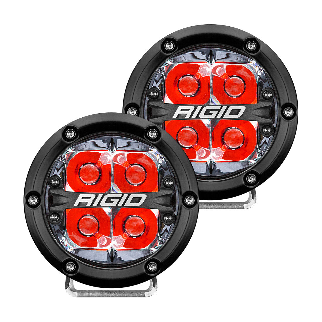 RIGID 360-SRS 4IN Spot Red Bcklit/2 36112