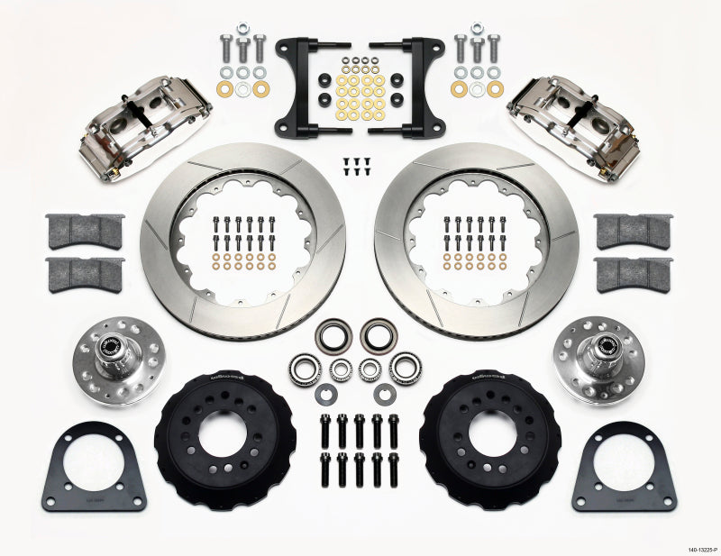 Wilwood Narrow Superlite 6R Front Hub Kit 14.00in Polished TCI-IFS 71-78 (Pinto Based) 140-13225-P