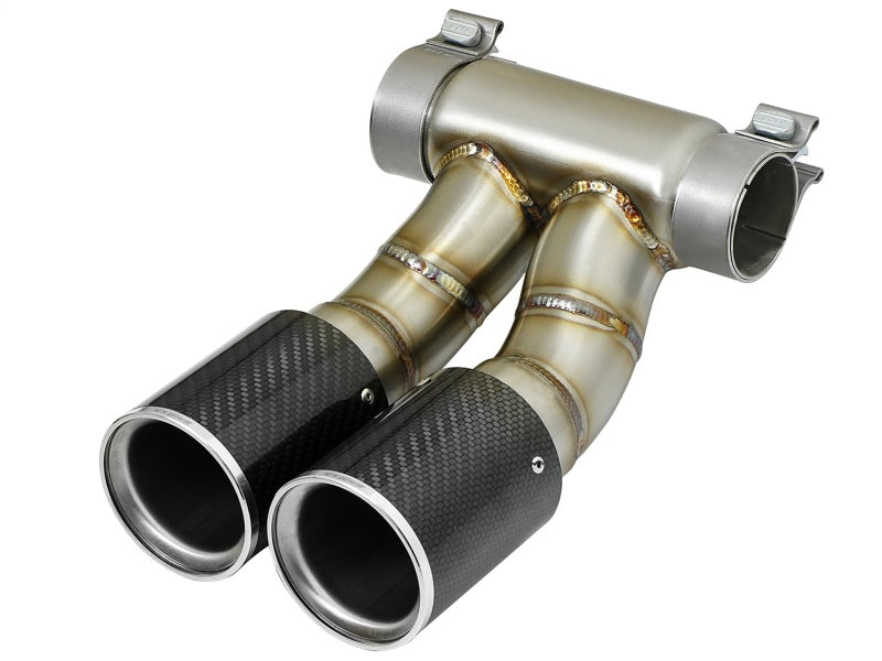 aFe Power 13-14 Porsche Cayman S / Boxster S Carbon Fiber Exhaust Tip Upgrade 49C36413-C