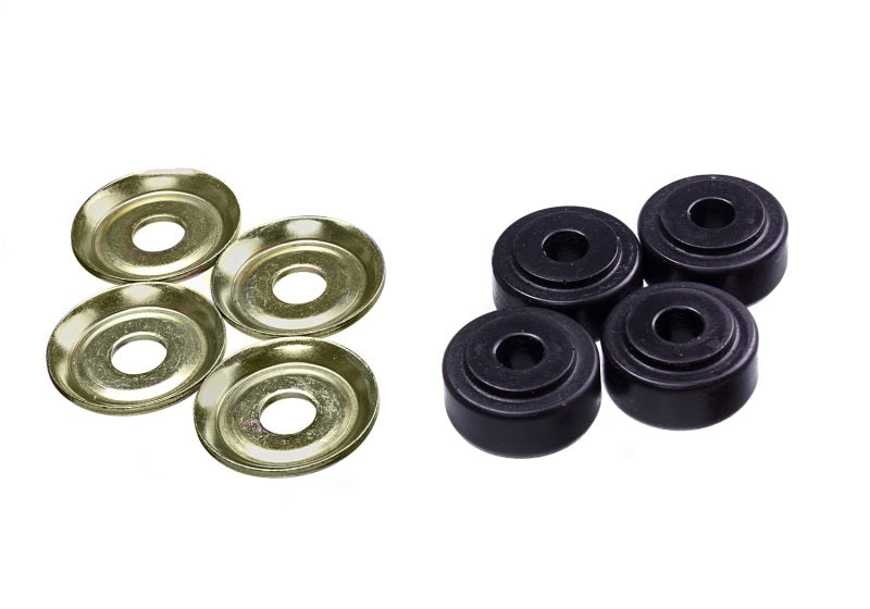 Energy Suspension Black Shock Tower Bushing Set 7/8in Nipple 3/8in ID 1-1/4in OD 9.8177G