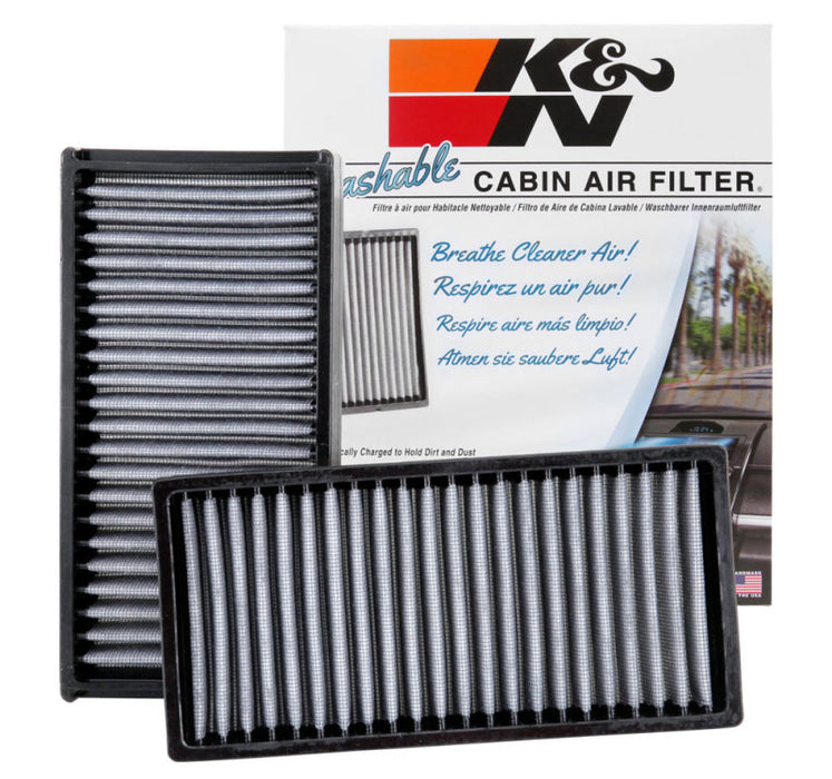 K&N VF2020 Washable & Reusable Cabin Air Filter Cleans and Freshens Incoming Air for your Ford Mustang Fits select: 2005 HONDA CIVIC, 2002-2006 HONDA CR-V